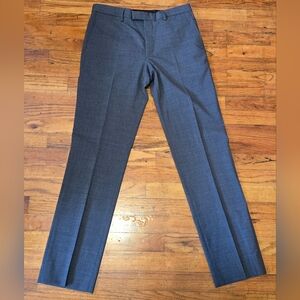 Banana Republic Mens 31x34 *(32x31.5) Gray Marzotto Slim Fit Wool Pants